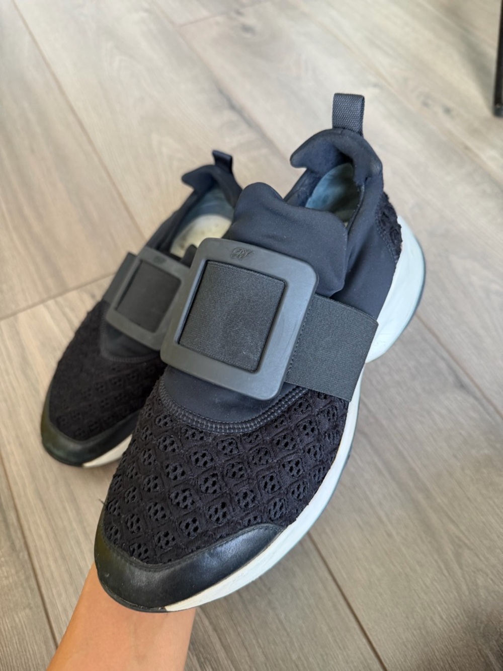 Roger Vivier Viv Run sneakers with buckle